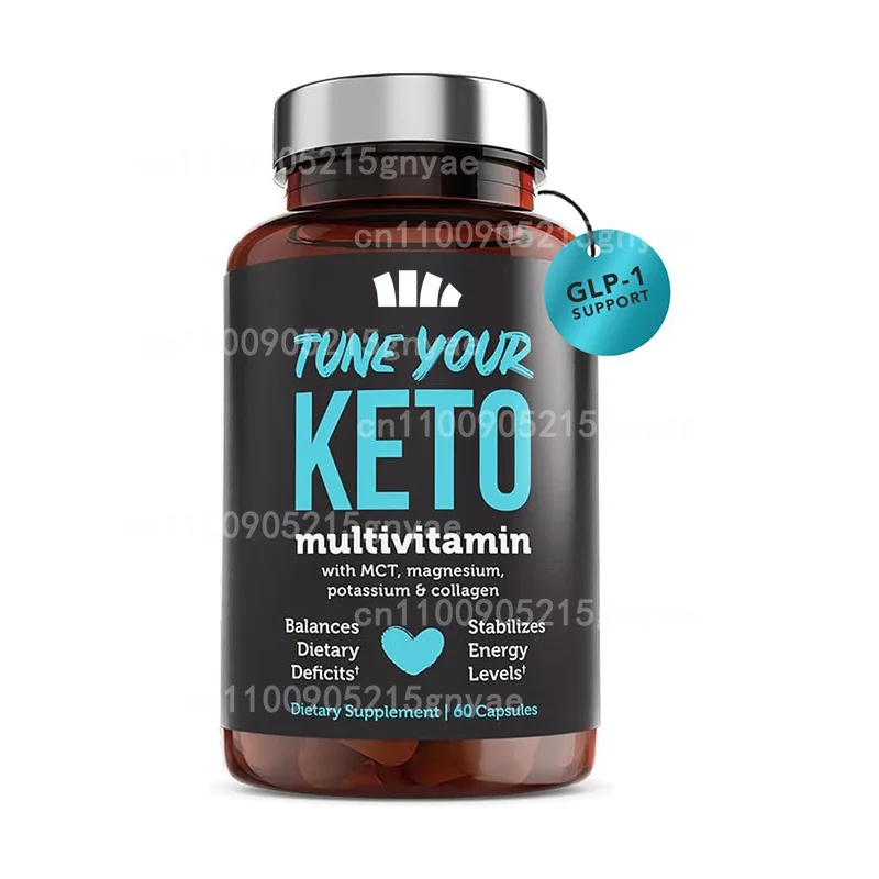 El suplemento Keto 1275MG contiene vinagre de manzana, aceite de oliva virgen extra en polvo, té verde -60 cápsulas