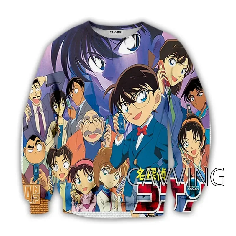 New Fashion Women/Men's 3D Print  Detective Conan  Crewneck Sweatshirts Harajuku Styles Tops Long Sleeve Sweatshirts  H01