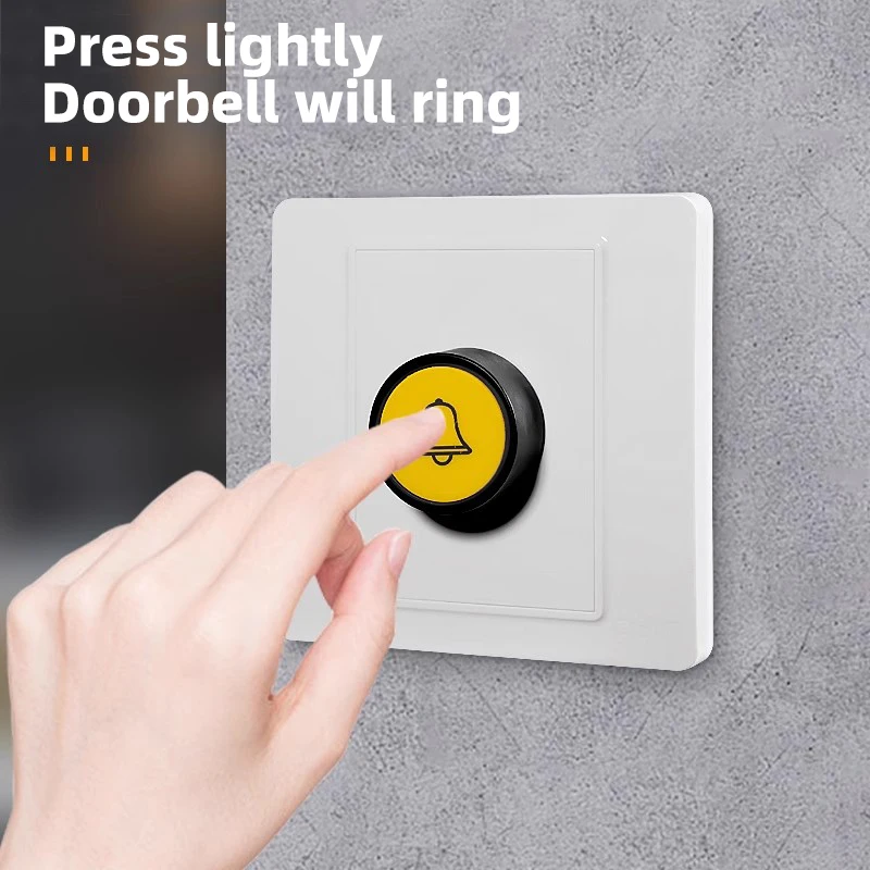 86 Tipo Pannello interruttori di controllo accessi nascosto Reset Pulsante comunitario di uscita piccola Interruttori campanello per porte a vista