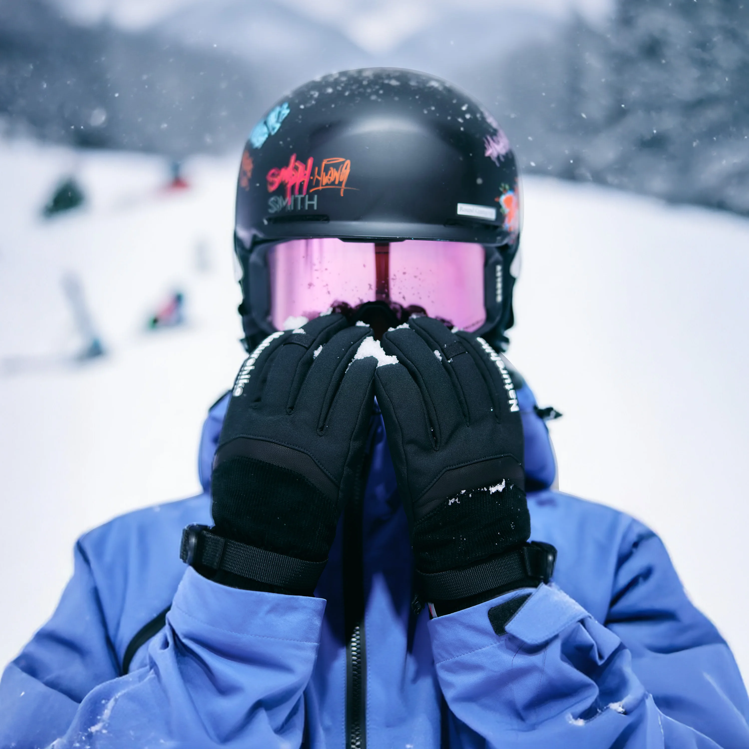 Naturehike 2025 New 3 Colors Sheepskin Ski Warm Gloves 3M Insulated Cotton Multifunctional Touchscreen Windproof Couples Gloves