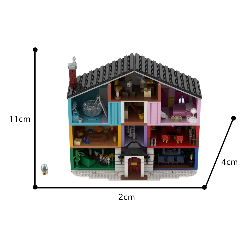 Lover House Building Blocks, 1606PCS taylllor temi Lover House Architecture Building Model Toy, ideale per i fan Adult Boys Girls