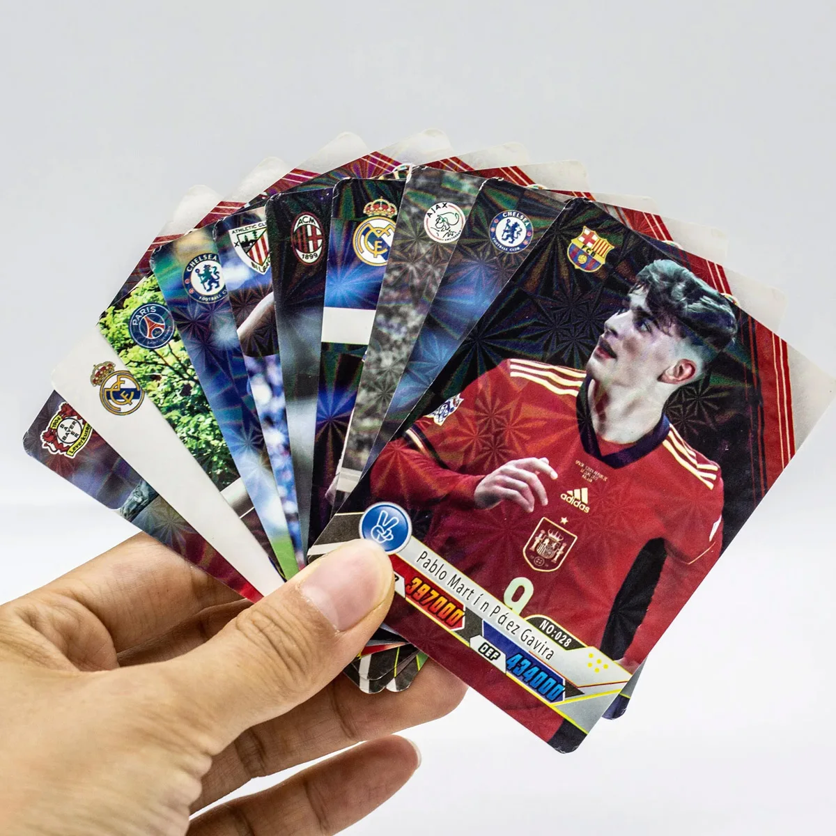 FIFA 2024 Soccer Trading Card Flash 288pcs Sports Fans Football Star Cards Shining Card TCG Board Game Toy Collect Kids Gifts