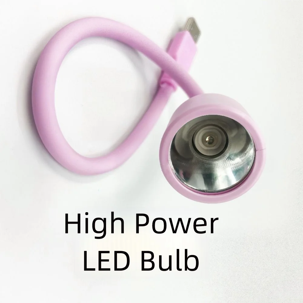 Nagelkunstgereedschap Sneldrogende nageldroger Licht USB Draagbare LED-nagellamp Verstelbare opvouwbare gelnageldroger Manicure