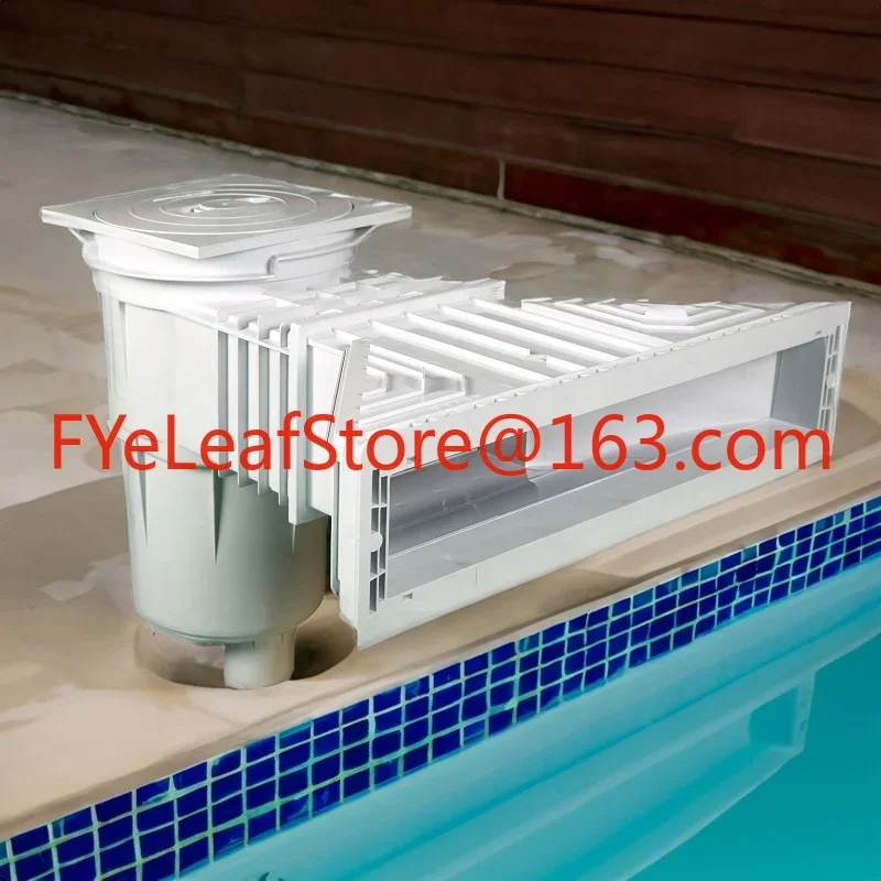 Pool Skimmers Practical Pool Accessories Wide Skimmer Nozzle and Large Basket Wide Mouth Skimmer for Improved Water Circulation