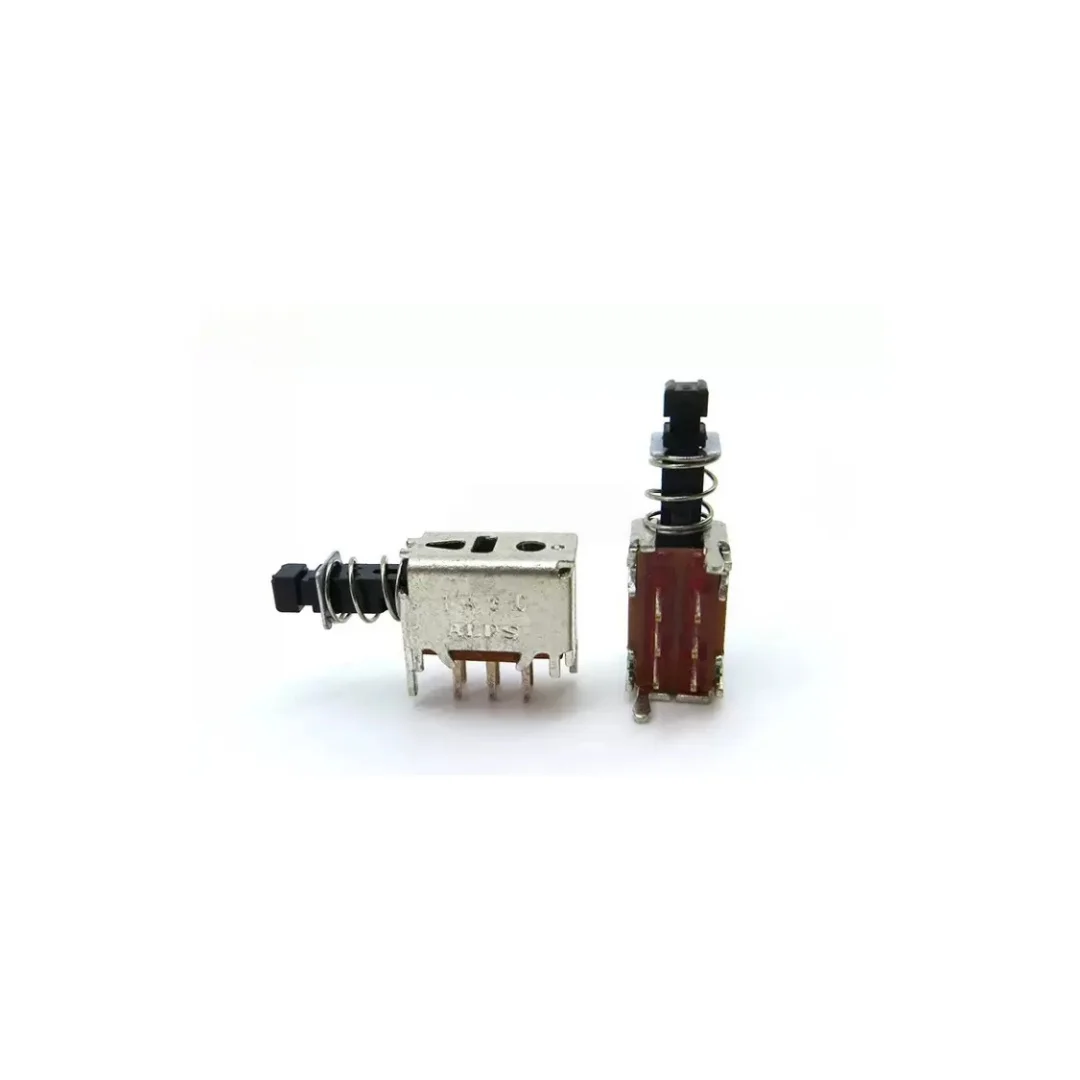 5PCS/genuine original imported SPPJ Japan ALPS self-locking switch press button 6 feet without lock