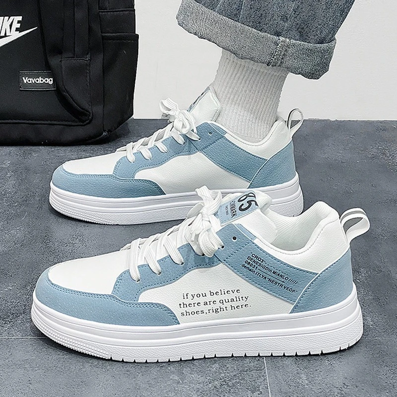 Men's Shoes 2025 Spring Korean Version of The Trend of Everything with Niche Design Sense Casual Flat Shoes Student Sports Shoes