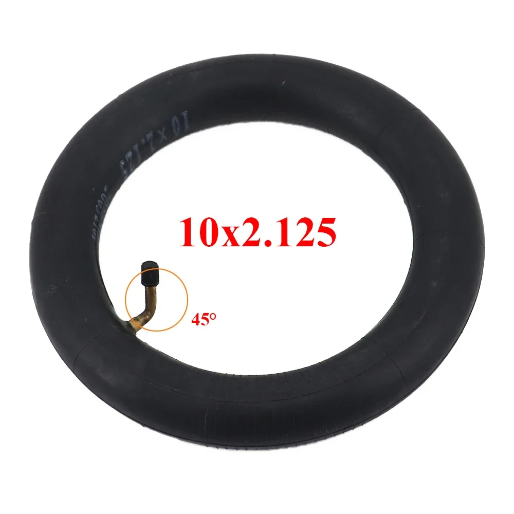 Electric Scooter Inner Tire tube 10x2.125 with 45/90 Degree Rubber Tyre for Balancing Car Electric Skateboard Scooter Stroller