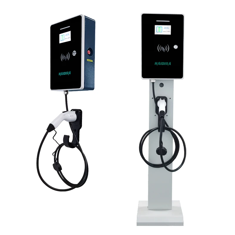 New 21KW 32A AC Wallbox EV Charging Station 380V With WIFI+RFID CE Certified 1 Year Warranty Type1/Type2 GBT - view 6
