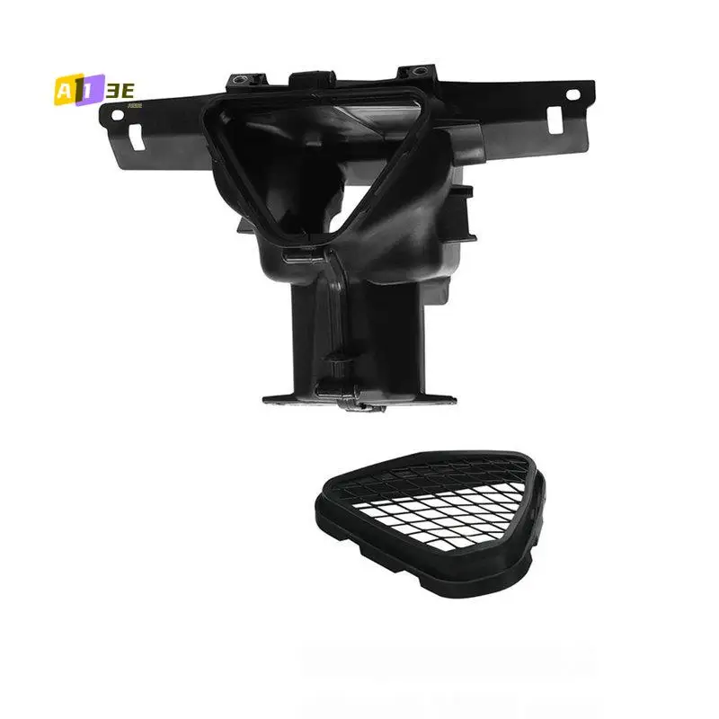 A03E-Motorcycle Front Ram Air Duct Air Intake Ventilation Cover For Kawasaki Ninja ZX-6R ZX6R 2024-2025