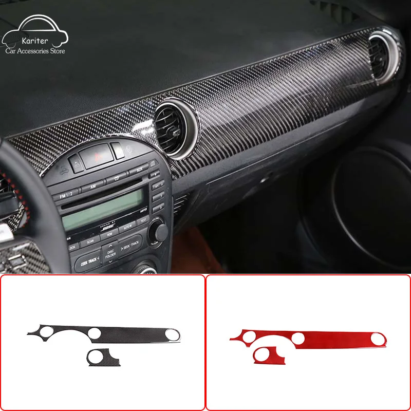 

For Mazda MX-5 2009-2014 soft carbon fiber central control air outlet panel sticker car interior modification accessories