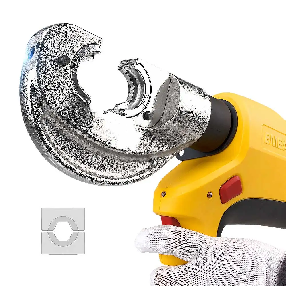 

Гидравлический аккумуляторный пресс-клещи Emeads EBS-300B с OLED-дисплеем, усилие 60 кН, конструкция из легированной стали, 240 В, ход 32 мм