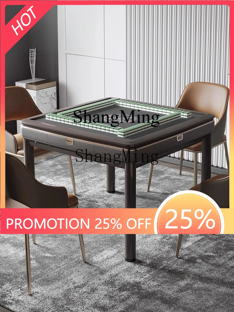 

SM Automatic Home Mahjong Machine Dining Table Dual-use Low Sound Foldable Electric Mahjong Table