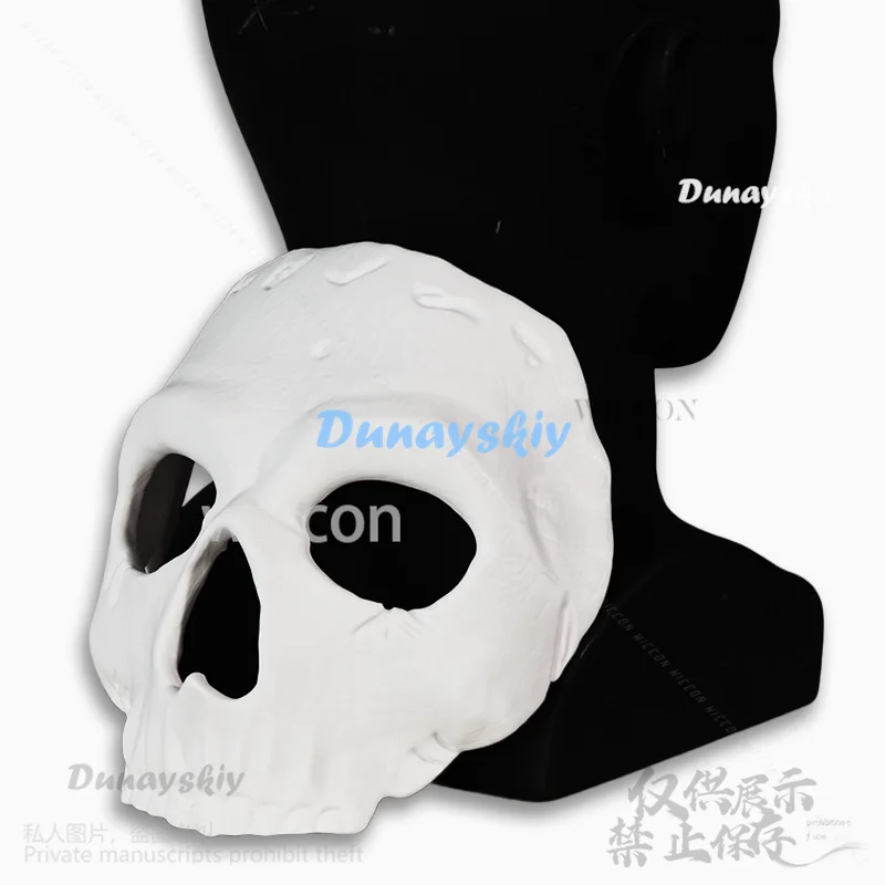 หน้ากากผีสําหรับเกมอะนิเมะ COOD คอสเพลย์ Polylactic Acid Skull Full หน้ากากสยองขวัญปาร์ตี้ของขวัญฮาโลวีนสําหรับ Man Roleplay ที่กําหนดเอง