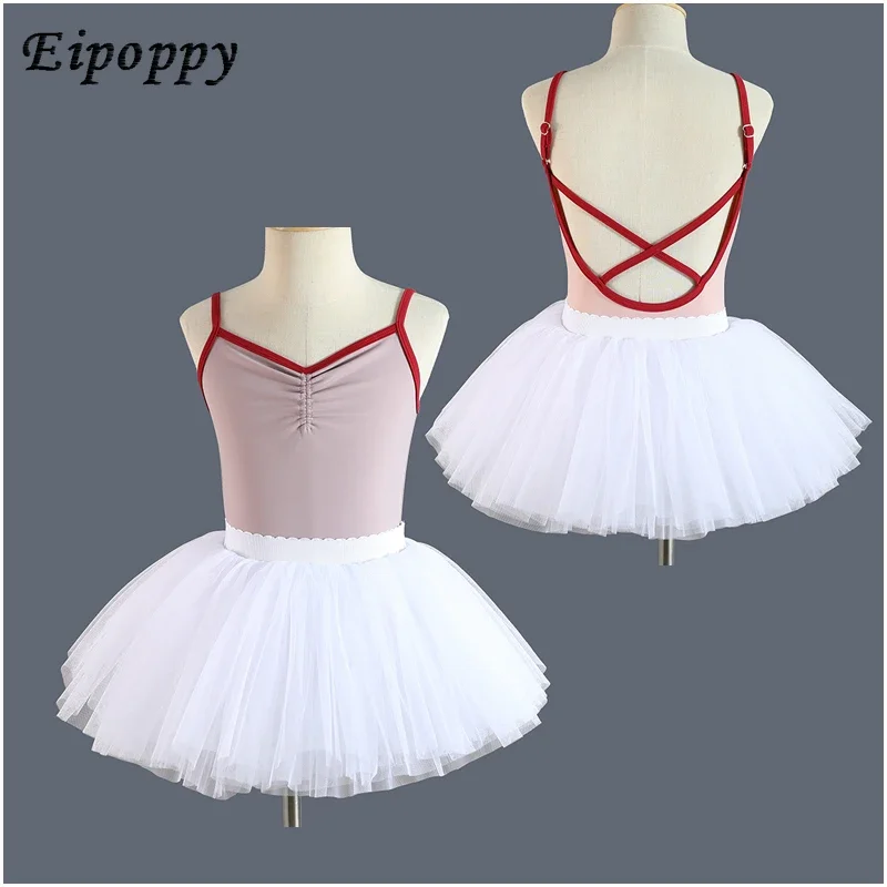 

Girls Ballet Exercise Clothing Dancing Costume Dance Skirt Summer