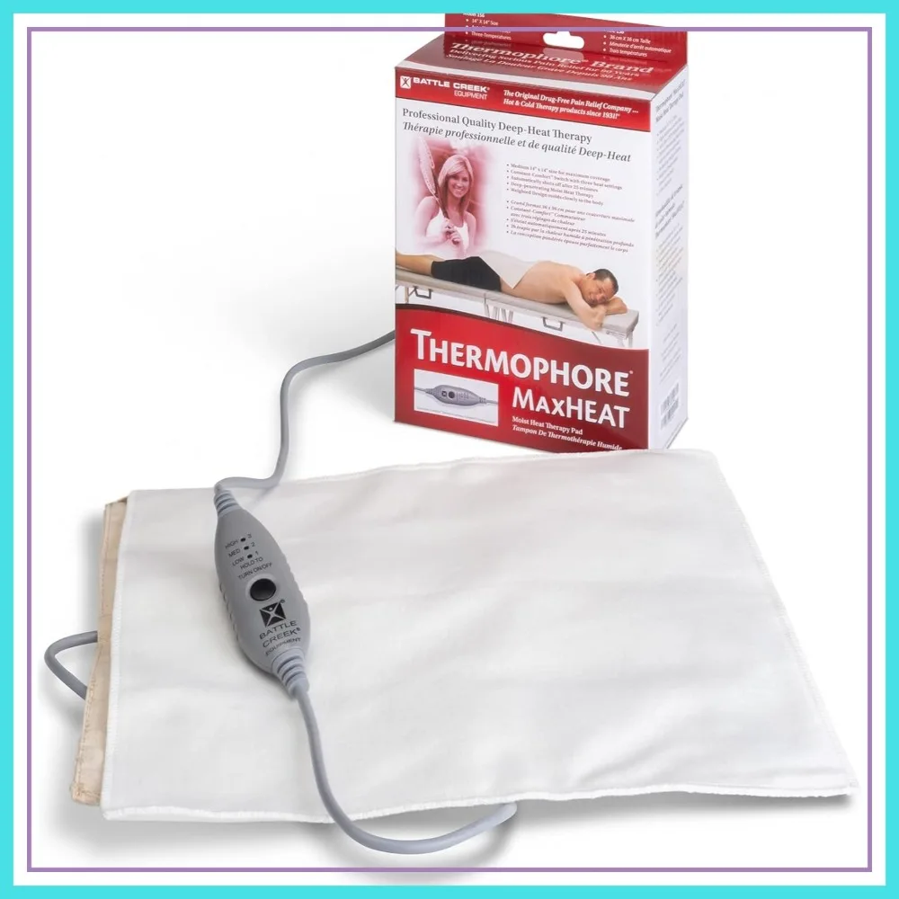 

Thermophore MaxHeat Pad 14" x 14" - Moist Heat Therapy for Pain Relief
