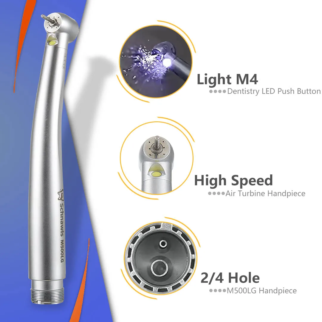 

NSK Bearing M500LG Turbine Handpieces Dental High Speed Handpiece Dentist Tool Dentistry LED Handpiece Dentista Hand Piece