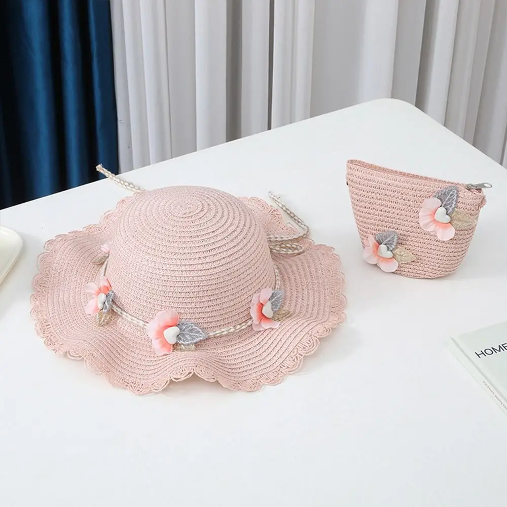 conjunto-de-2-pecas-chapeu-de-praia-de-aba-larga-e-bolsa-de-praia-chapeu-de-sol-e-bolsa-tote-para-criancas-com-design-floral-respiravel-e-protecao-solar