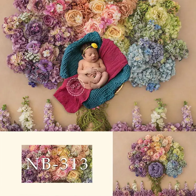 Baby Shower Background Photography Child Portrait Photo Backdrop Wedding Floral Greenery Decor Studio  Photo Props