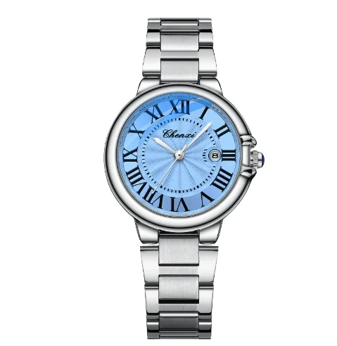 Reloj de cuarzo silencioso para hombre y mujer, pulsera electrónica con puntero, ideal para reuniones de trabajo y negocios