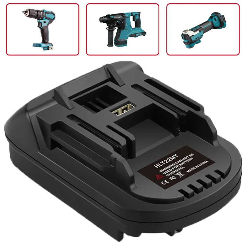 

Battery Adapter Converter HLT22MT for Makita 18V Lithium Ion Batteries Power Tools Compatible for Hilti 22V Lithium Ion Battery