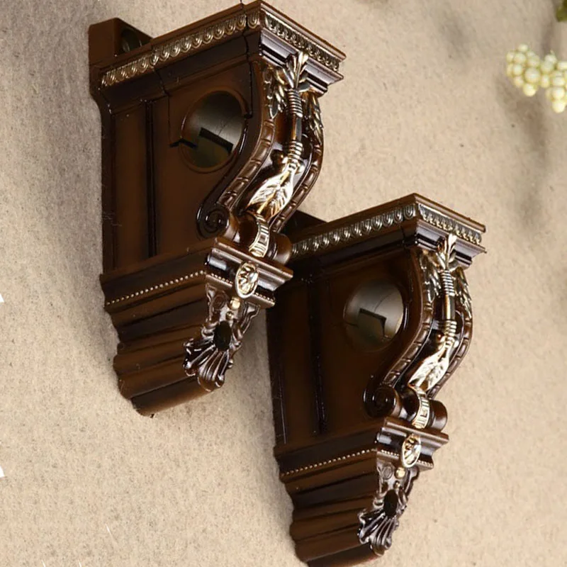 Bracket Rod Window Accessories Pallet Hotel Brace Baroque Wall Support Parts Double Single Stick Holder for Door Curtain