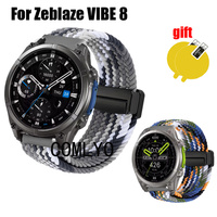 For Zeblaze VIBE 8 Smart Watch Strap Nylon Magnetic buckle Soft Sports Women Men Band Screen Protector film