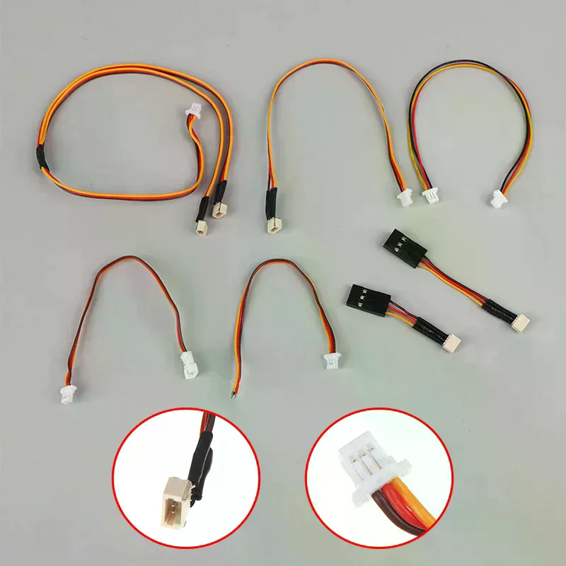 AR6400 Receiver JST 1.0mm 3P Connector Set Versatile Y Cable for DIY RC Models