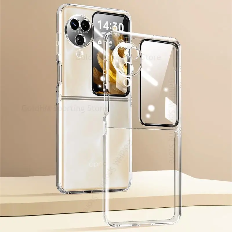 

Capa For Oppo Find N3 Flip 5G Crystal Transparent Soft Silicone Phone Case For OPPO Find N3 Flip 5G Lens Protection Cover Fundas