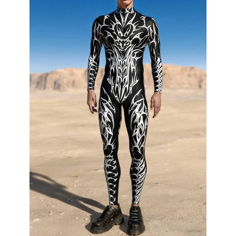 Ee01 unissex rede gótica macacão adulto punk bodysuit halloween zentai terno festival festa morphsuit rave outfits aéreo yio0!