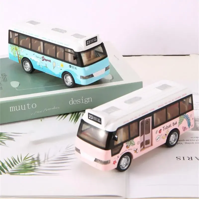 1PCS Children Simple Portable Puzzle Bus Fashion Entertainment Leisure Model Durable Wear Resistance Simulation Practical Toys