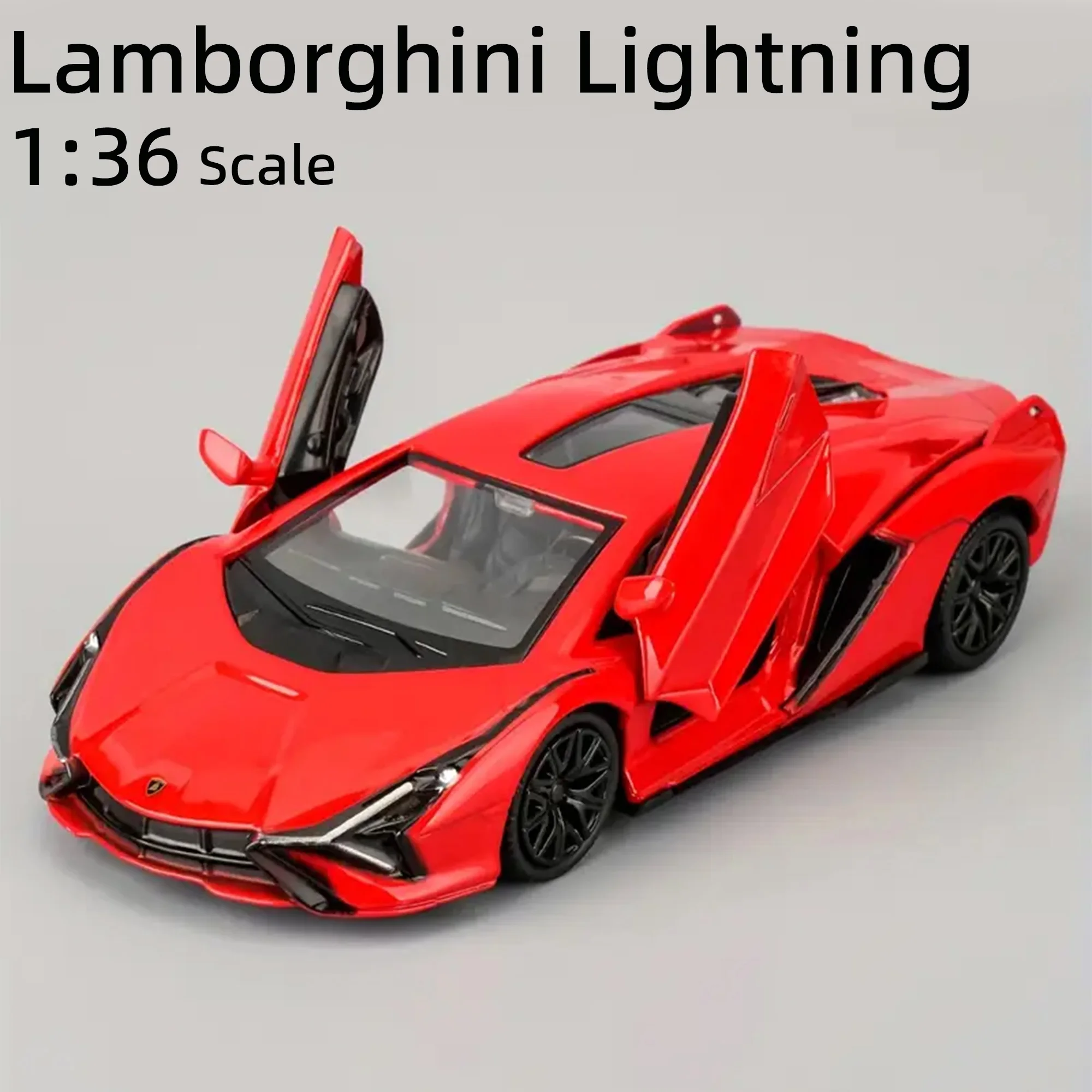 

1/36 Lamborghini Super Sport Toy Car Model Children Diecast Metal Miniature Pull Back Vehicle Collection Kid Boys Gift Dolls