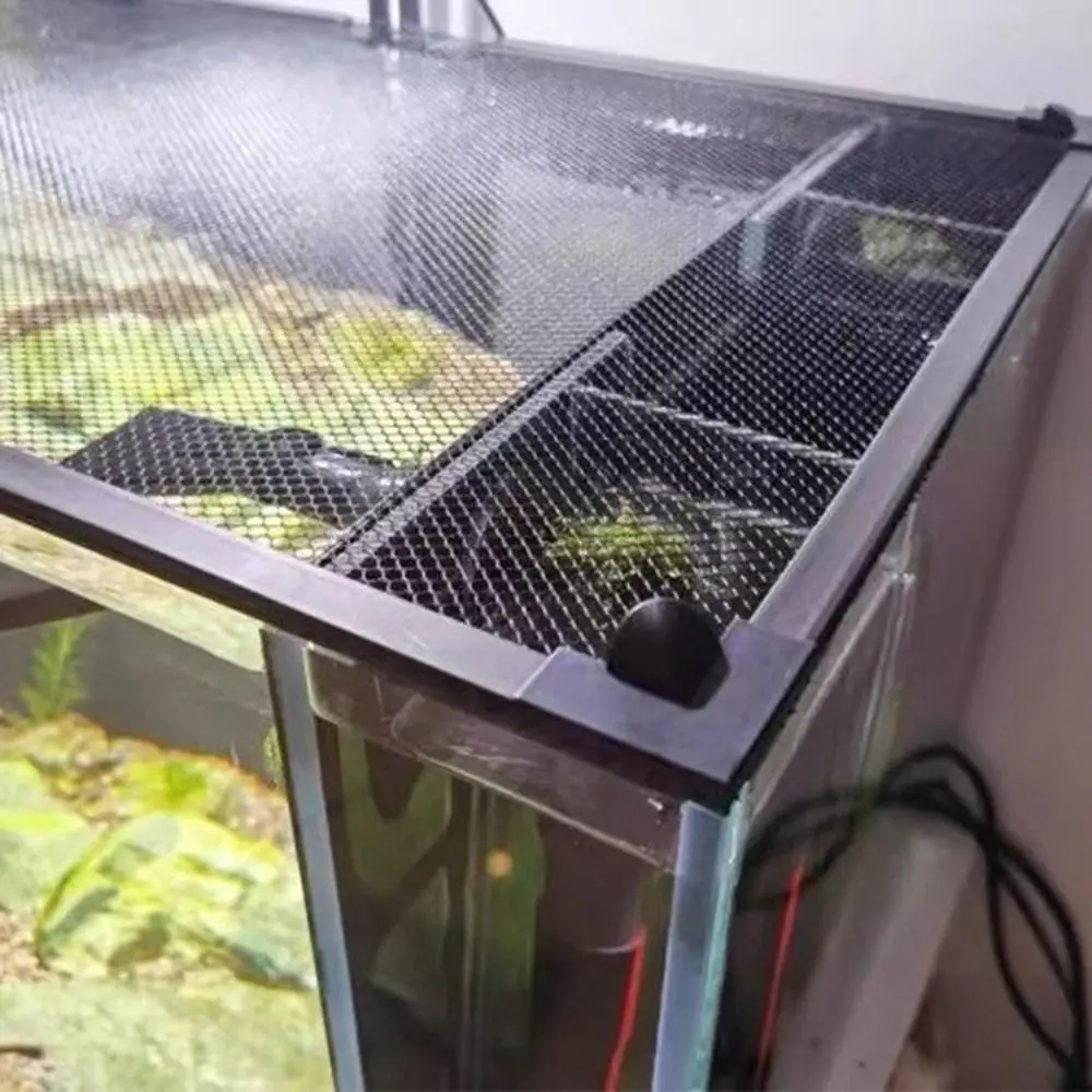 Robuster Magnetischer Aquariumdeckel DIY Einfache Installation Aquarium-Netzabdeckung Schildkrötenbecken-Netz Aquariumabdeckung – Detail 2