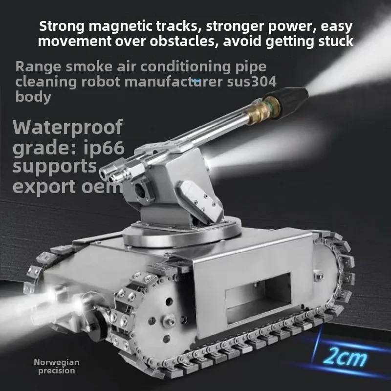 

Intelligent 360-degree Cleaning Machine for Pipeline and Air Duct Central Air Conditioning Pipeline Sweeper