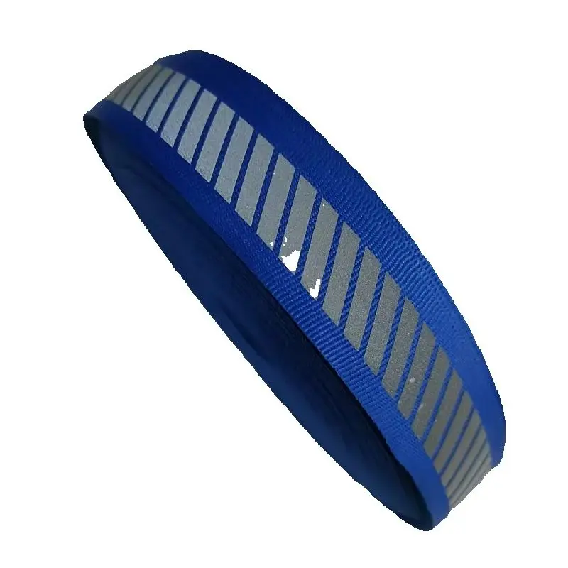 1 Inch DIY Reflector Tape Polyester Fluorescent Twill Reflective Webbing Sew On Clothing