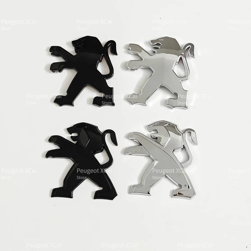 Emblemas delanteros y traseros para coche, pegatinas de letras para maletero, adecuado para Peugeot 2008, 3008, 4008, 206, 207, 301, 307, 308, 408,