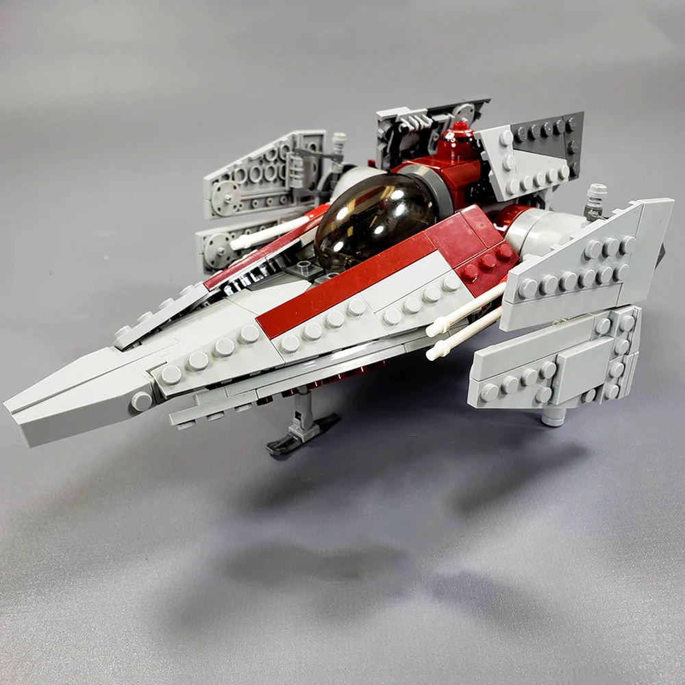 Nouveau 460 pièces célèbre star bataille film MOC v-wing space combattant idées créatives enfants jouet cadeau d'anniversaire blocs de construction de noël