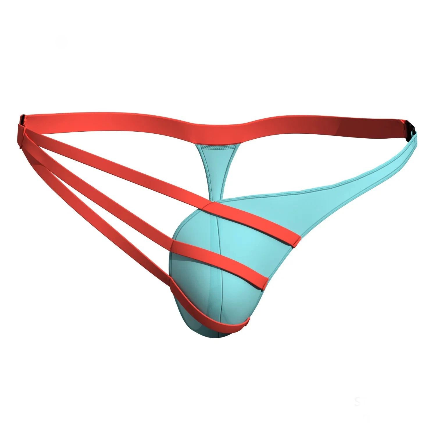 Men's Erotic T Back Thong Gay Sexy Low Waist U Convex Pouch G-string Hollow Out Half Panties Sissy Porn Open Buttocks Underpants