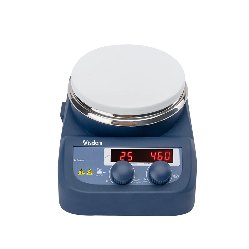 

LED Digital Magnetics Hotplate Stirrer Automatic Electric Heating Lab Equipment Portable Table Chemical Overhead Stirrer