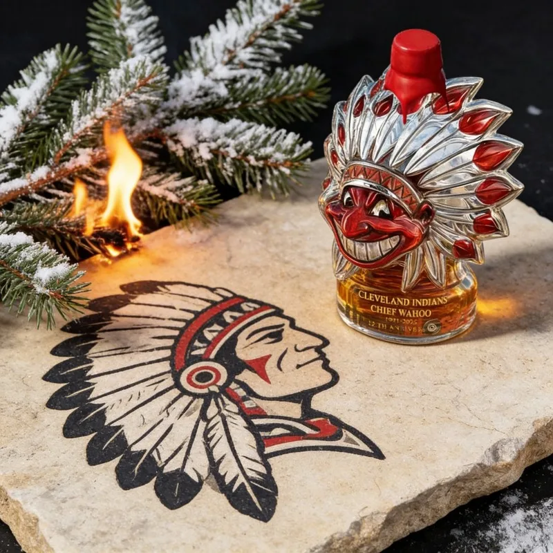 3D Cartoon Face Glass Decanter Radiant Petal Ornament Airtight Lid Clear Glass Bottle For Whisky Wine Bourbon Spirit Home Table