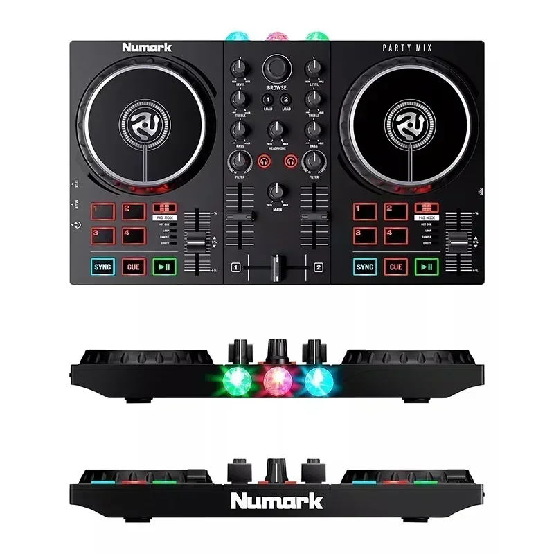 اصنع لوحدة تحكم Partymix Novice DJ Serato Vdj ومسجل القرص الكل في واحد