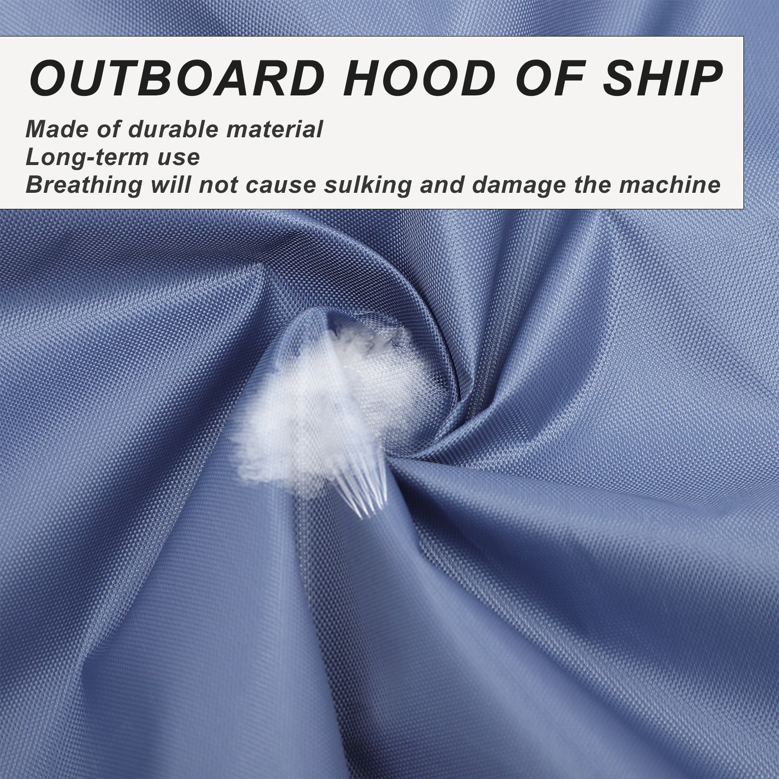 

Boat Engine Cover Oxford Cloth Protective Hood for Outboard Motor Rainproof Easy Accessories Boat Attachment