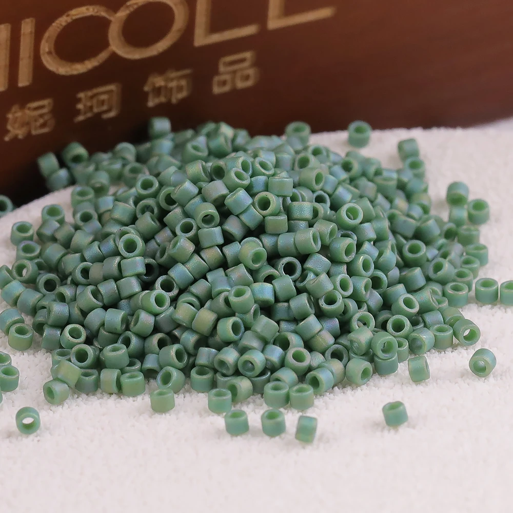 

Оригинальные бусины Miyuki, аксессуары «сделай сам», матовые матовые бусины для браслетов, ювелирные материалы, стеклянные бусины 1,6 мм