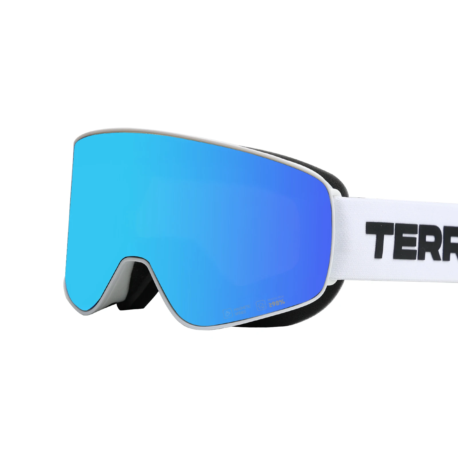 

TERROR P3 Ski Goggles Magnetic OTG Anti-Fog UV Protection Snowboard Goggles with Extra Lens for Men Women