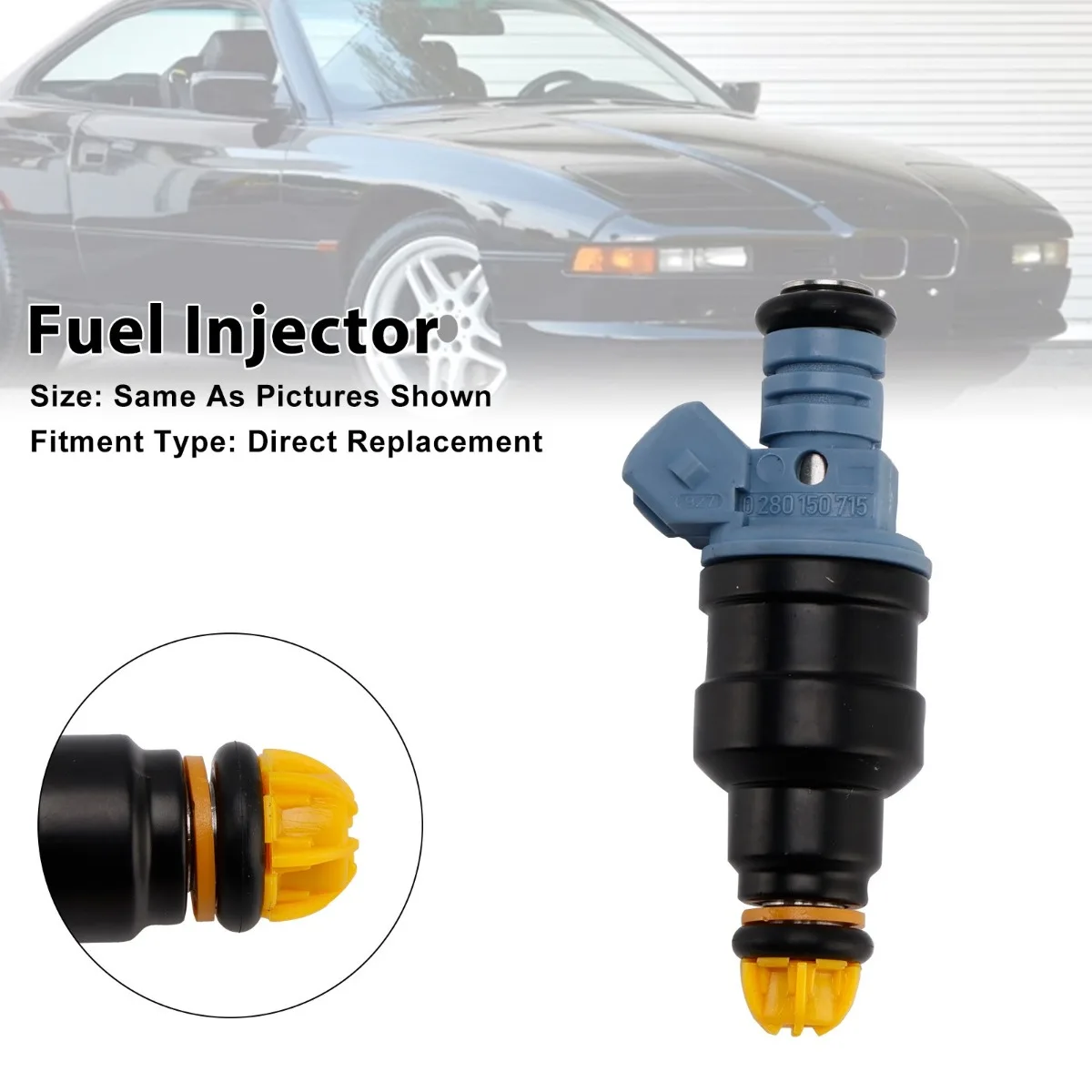 

1Pcs Car Fuel Injector Replacement Accessories For BMW 3 Series E30 E36 2.5L 1.8L 87-97 Ford 0280150715