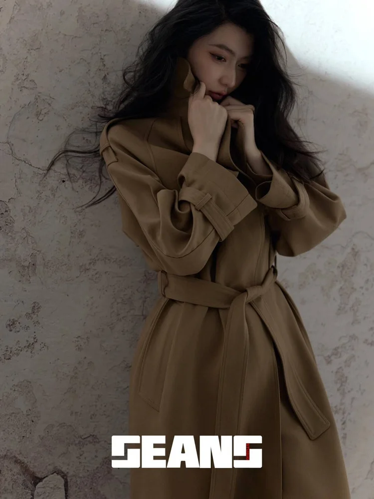 

2026 Studio New Korean Style Fashion Atmosphere Coat Portrait Lighting Art Photography Costume Women's Ethnic Stage Clothing