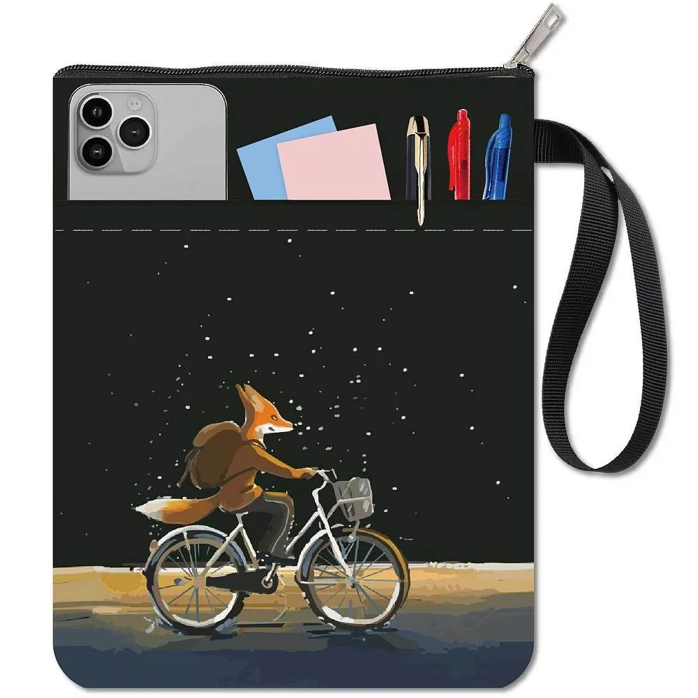 Cloth Book Cover Notebook Wraps Rectangle Fox 280x220mm