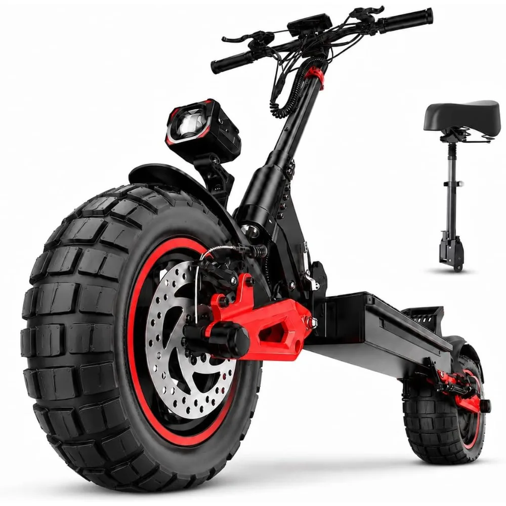 1600W High Speed Off-Road Electric Scooter for Adults, 40 MPH Top Speed