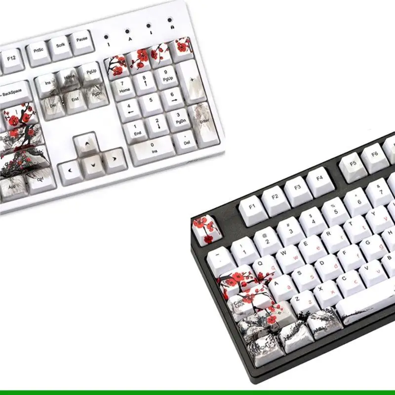 U55C 110PCS Keycaps Keycaps mới lạ Sub Plum Blossom OEM Keycap cho 61/64/108