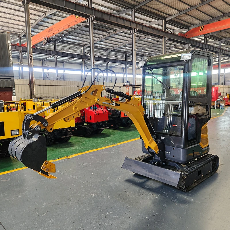 A Newly Customized 2 Ton Mini Hydraulic Excavator With A Multi Functional Cab And A 360° Rotation Reinforced Chassis