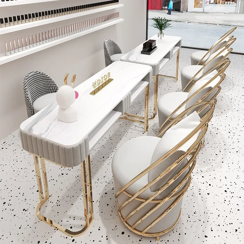 

Портативный дизайнерский Маникюрный Стол для маникюрного салона, большой Маникюрный Стол, профессиональный пылесборник, мебель для салона, MQ50NT